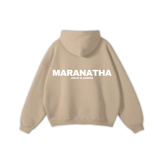 'MARANATHA' HOODIE - DESERT SAND